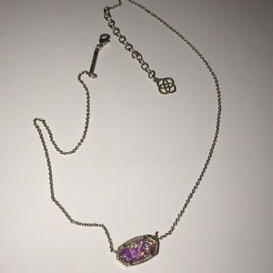 Pink Opal Kendra Scott Elisa Necklace